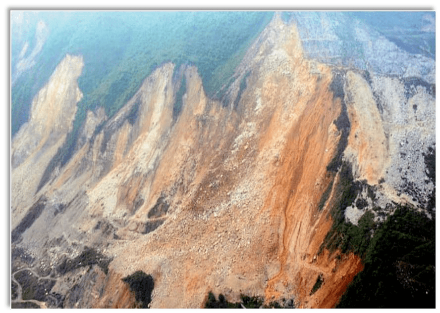 地质灾害是指由于自然产生和人为诱发的,危害人民生命和财产安全的