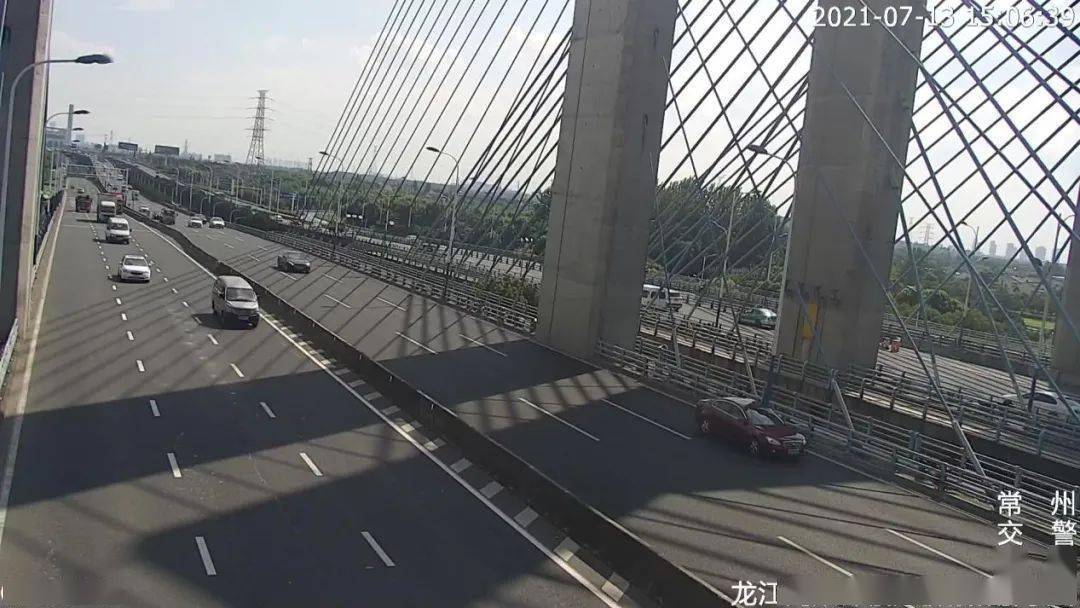 今起常州龙江高架换新衣夜间路过注意绕行