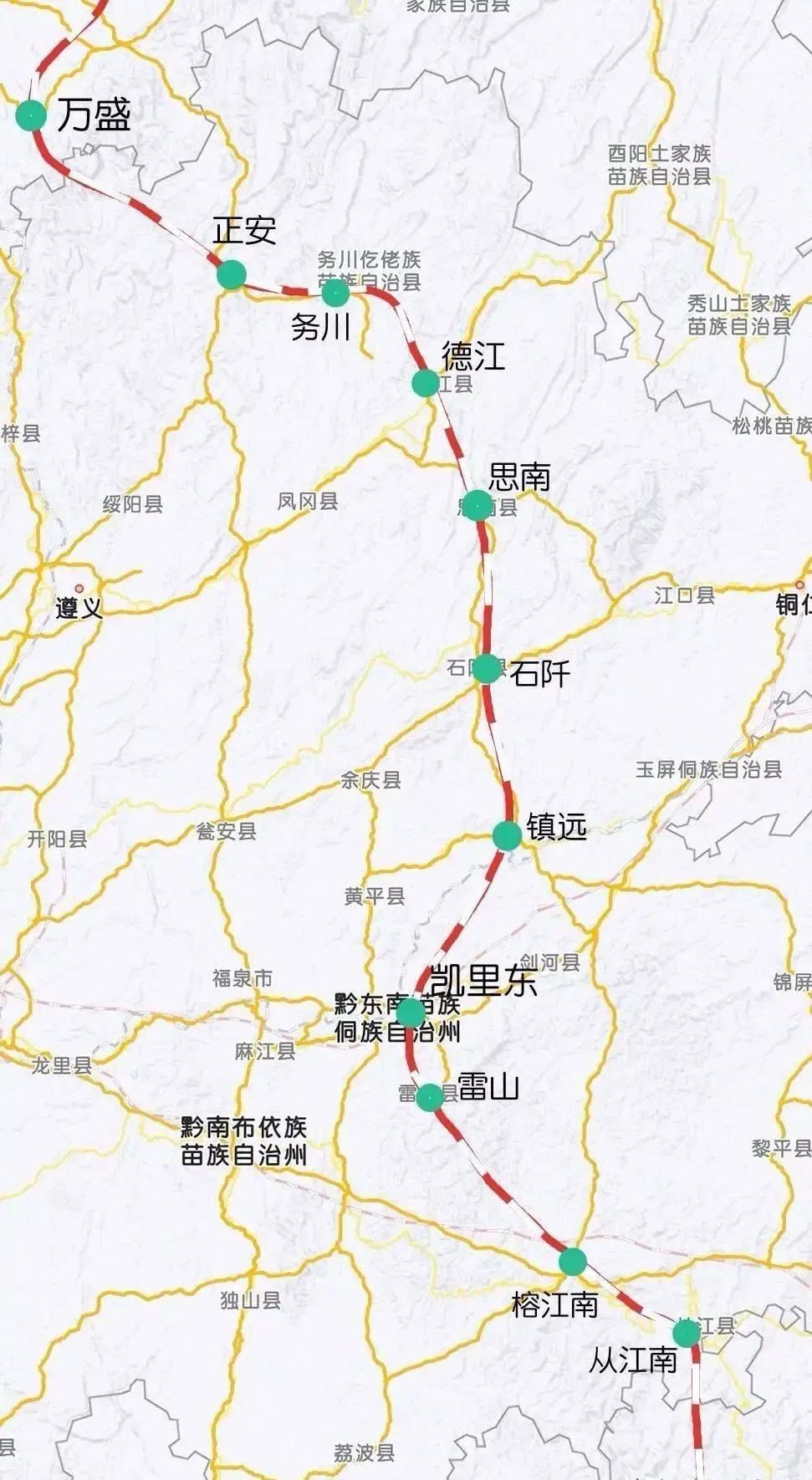 贵兴铁路长顺县线路图图片