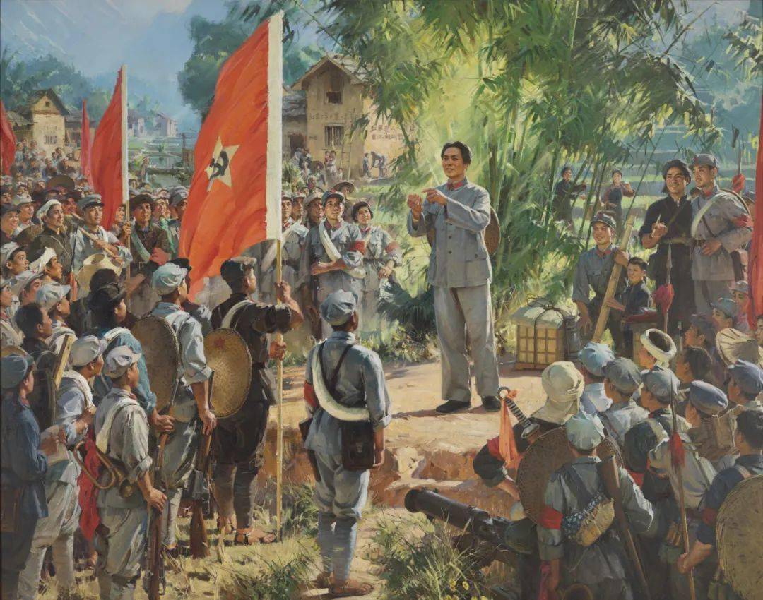 美术经典中的党史_油画
