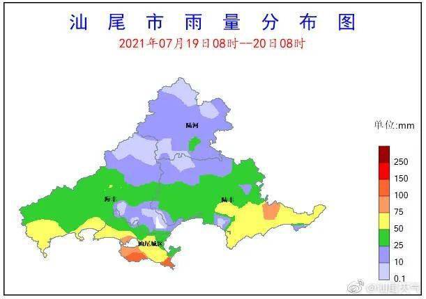 全市共有3個鎮(街)出現8級陣風:城區捷勝,陸豐金廂,陸豐甲東.