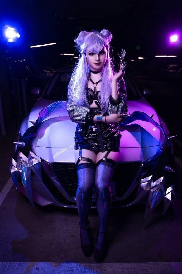 Cos|老兄你真辣！LOL女装大佬Sneaky伊芙琳Cos魅惑登场