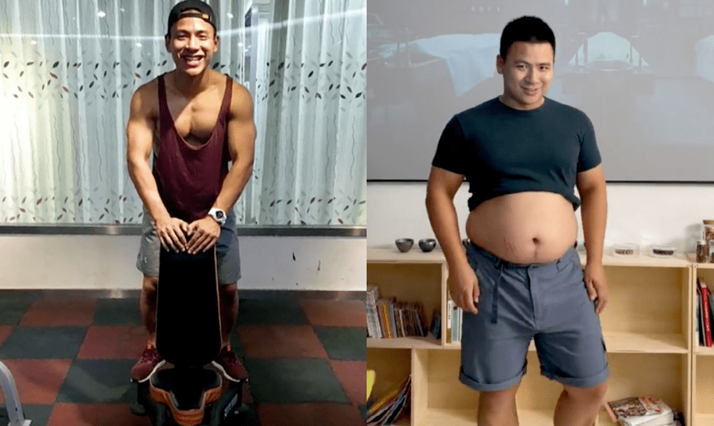 肌肉男增肥吃胖历程图片