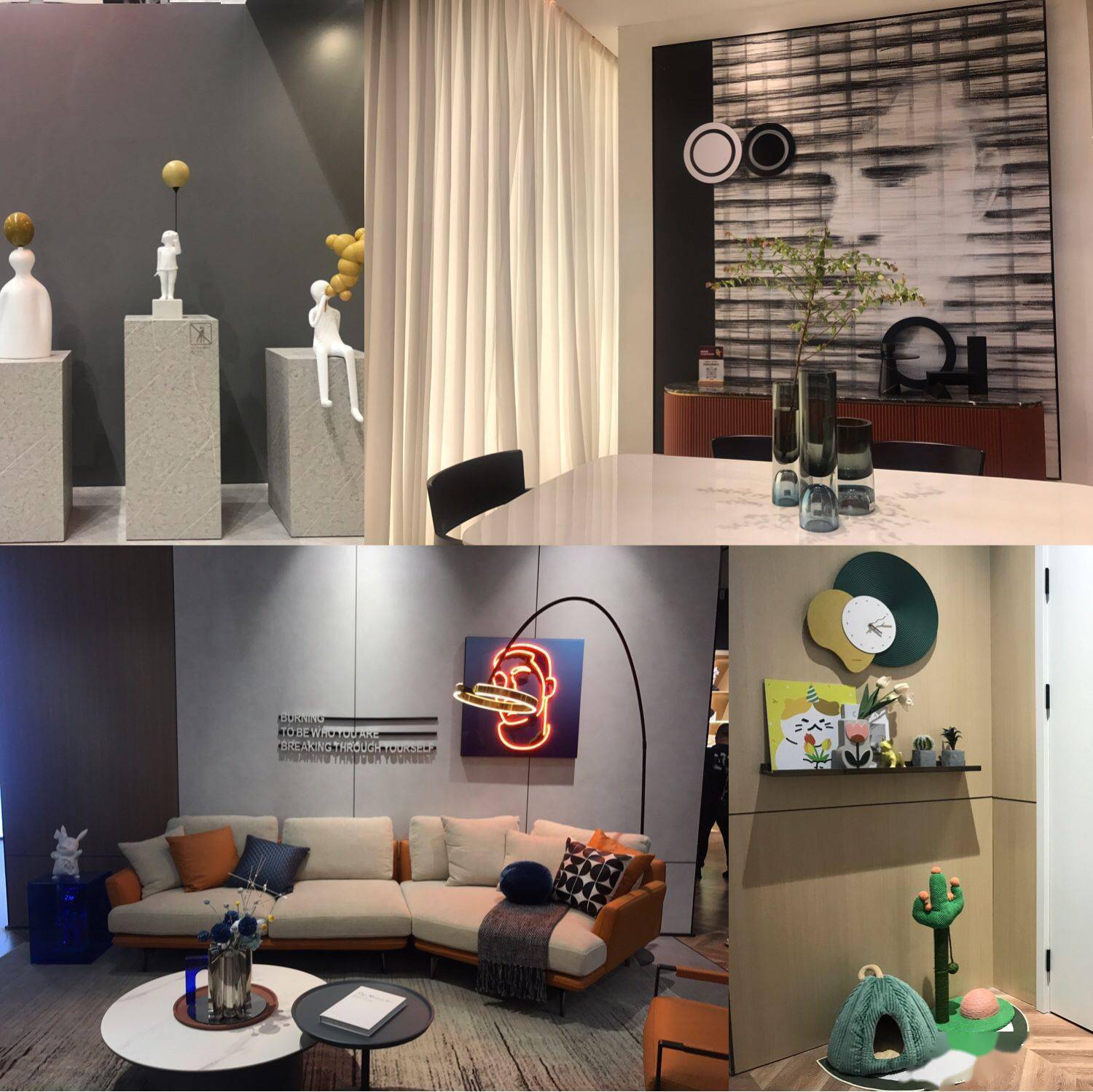 空间|逛展｜极简轻奢风、高定展示柜??今年的家居流行元素都有啥