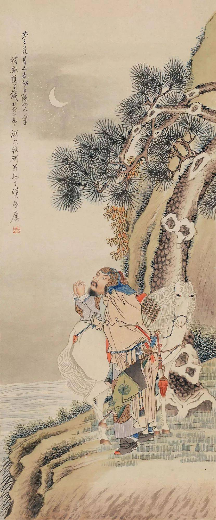 钱慧安为"豫园书画善会"首任会长,海派代表性画家之一.