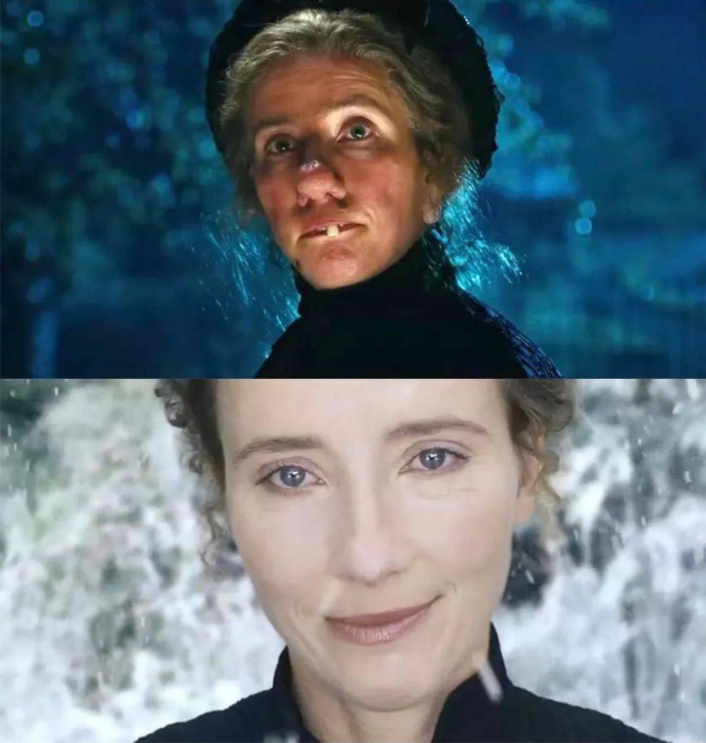 保姆麦克菲前后对比 /图片来源:豆瓣这似乎在告诉观众,当人心地善良时