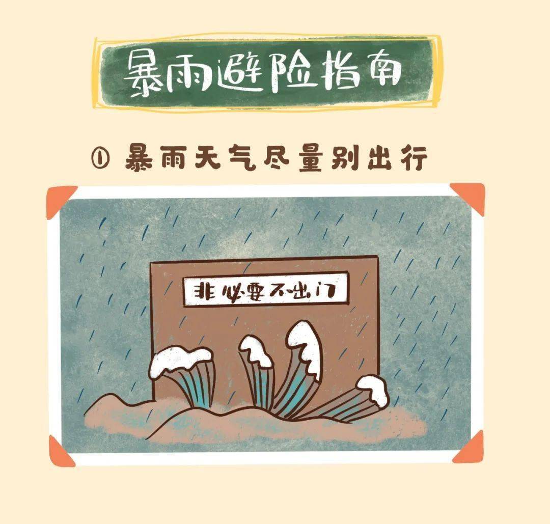 台风暴雨避险指南送到请查收
