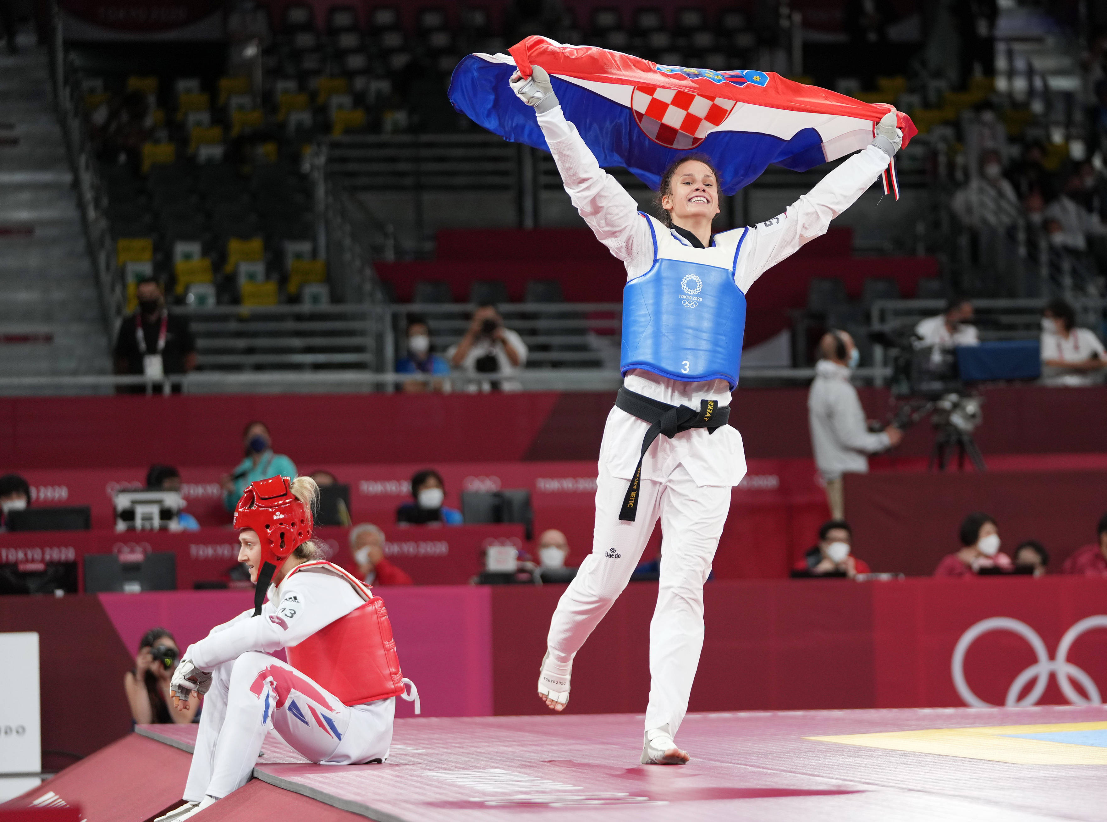 跆拳道——女子67公斤级:克罗地亚选手耶利奇夺冠