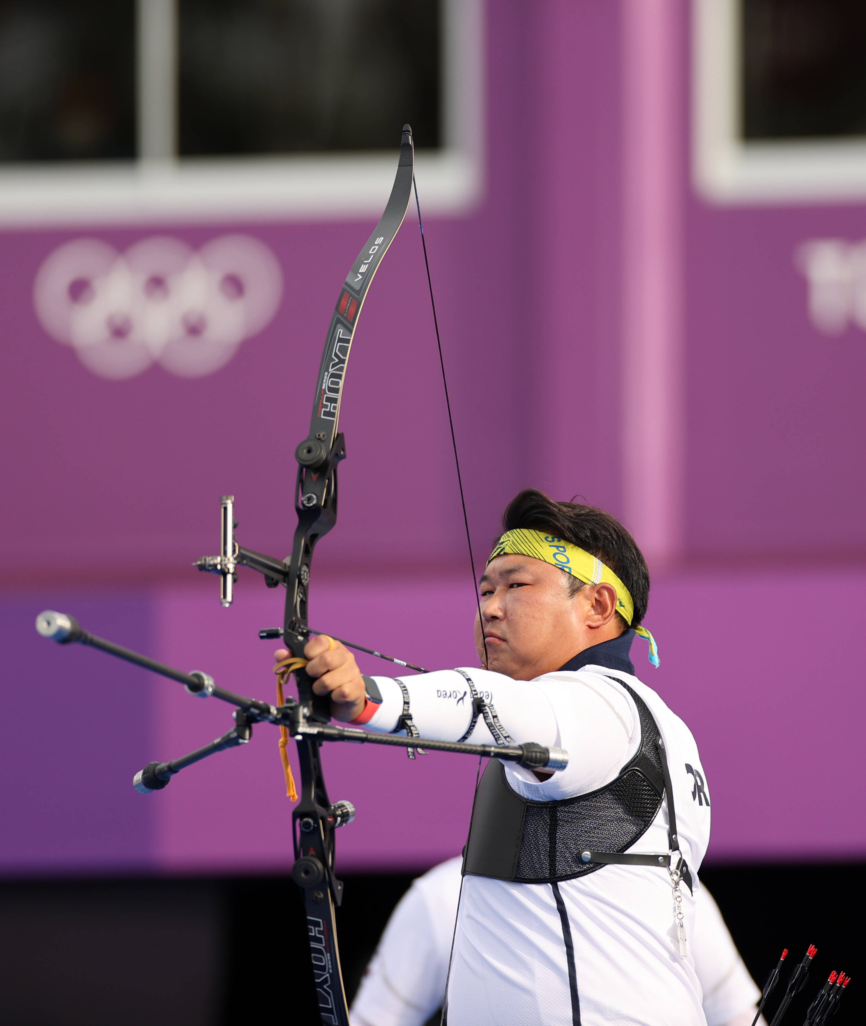 射箭——男子团体决赛:韩国队夺冠