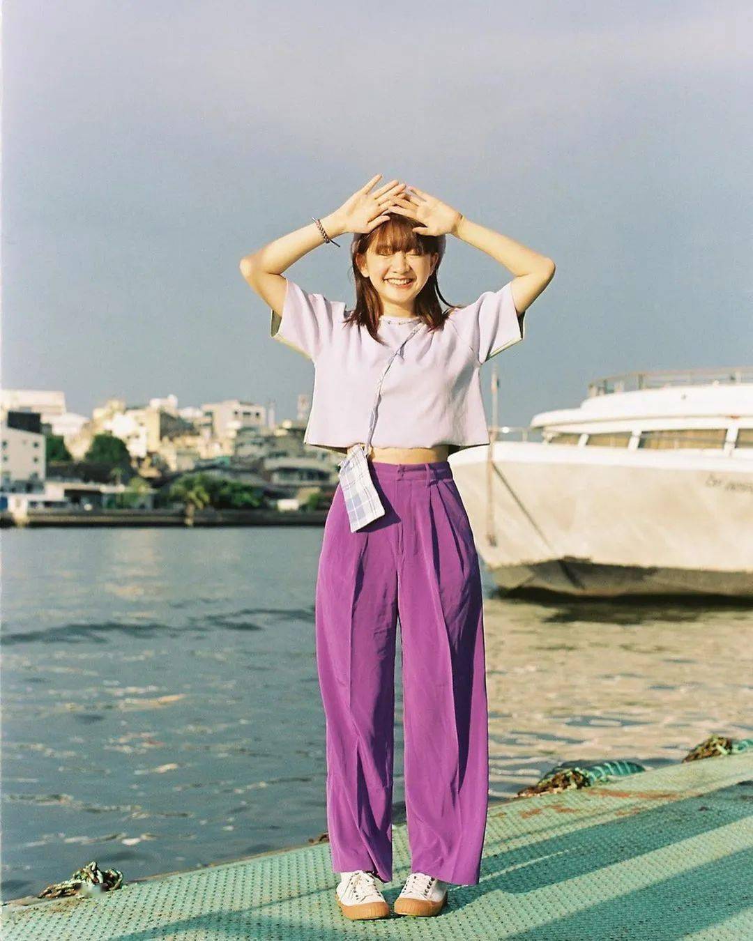 头巾|60套夏天穿衣参考！一键copy，也太适合懒人了吧！