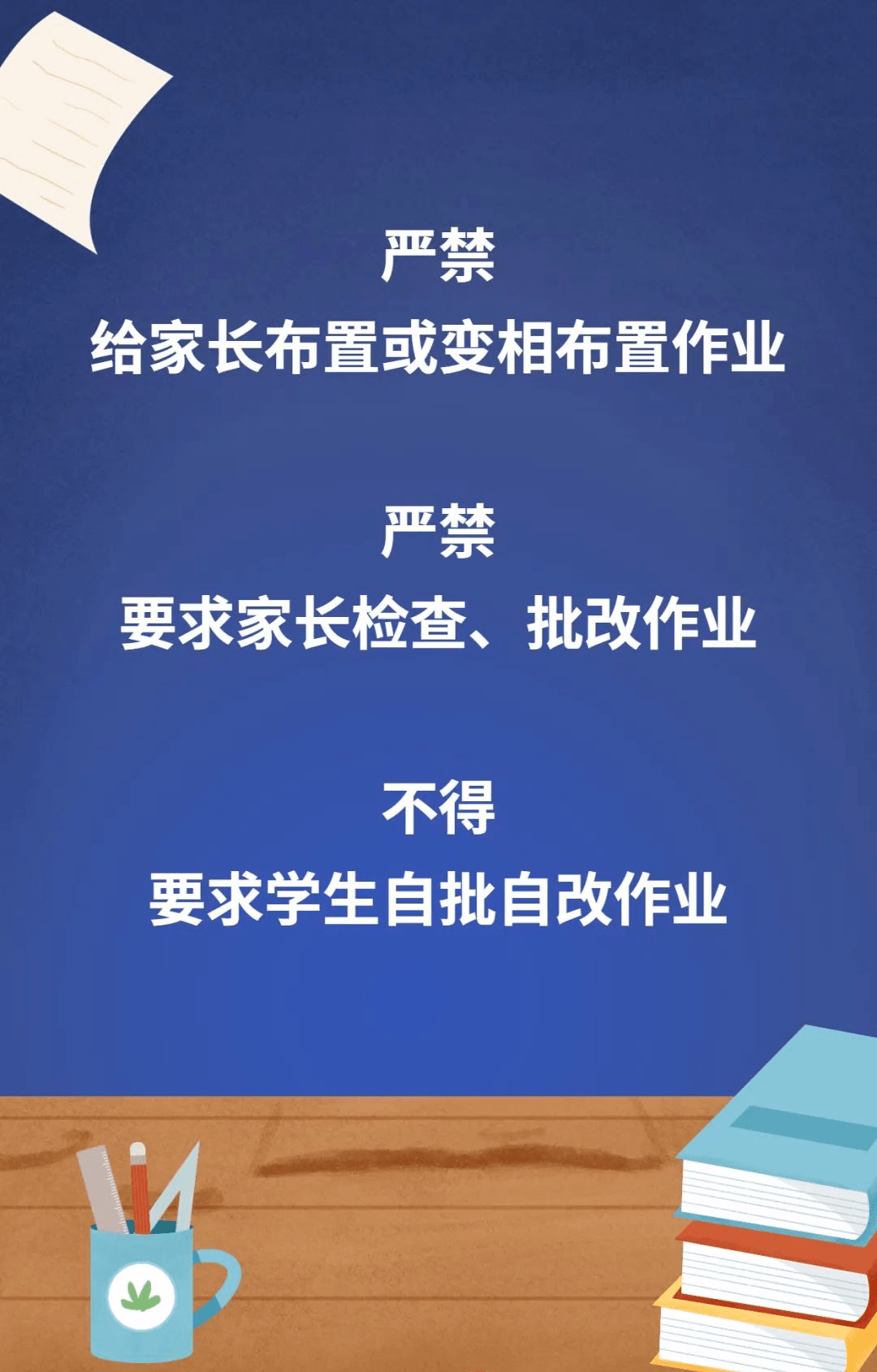中央最新发文:严禁要求家长检查,批改作业!还有