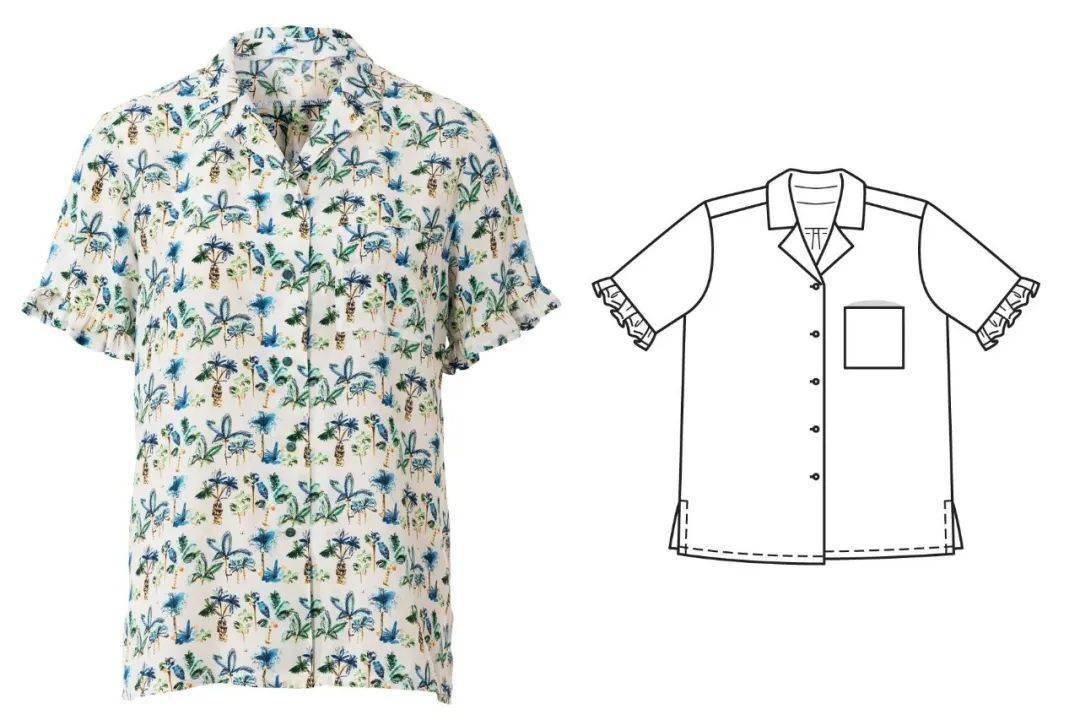 细节|商业服装平面款式图线稿分享！（200多款规规矩矩·正正经经的款式图）