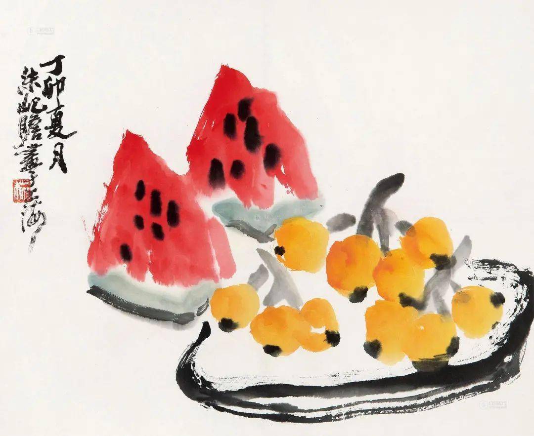 名家笔下的瓜果飘香清热解暑