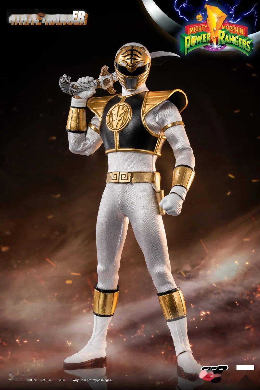 新品预定~ 3a threezero 3z02990w0 1/6 新 恐龙战队 白衣战士