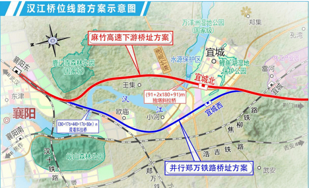 呼南高铁襄阳至荆门段环评方案公示线路走向和站点详解