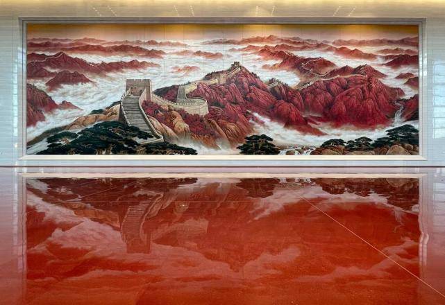《长城颂》:献礼建党百年的史诗巨制_漆画