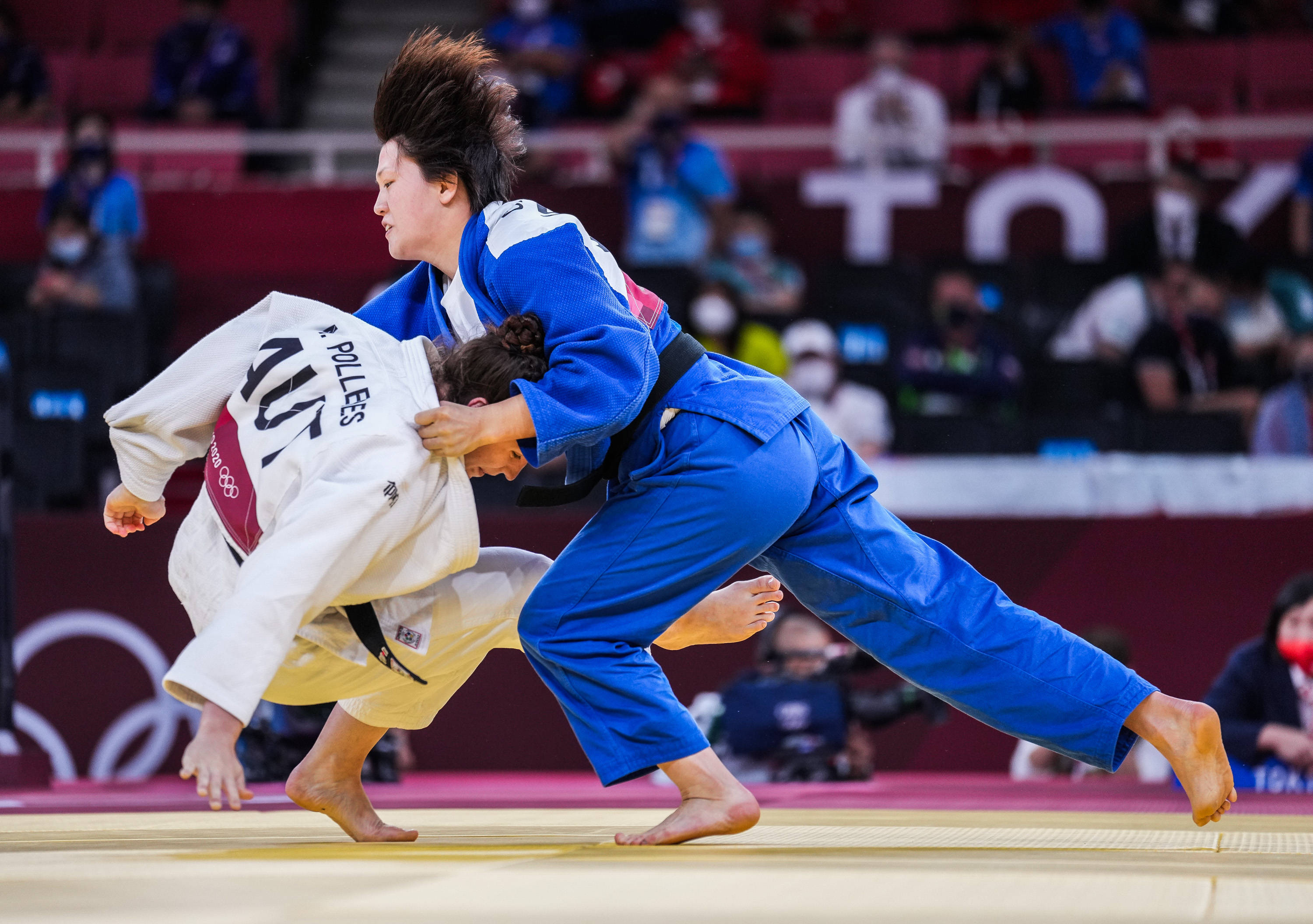 柔道女子70公斤級決賽日本選手奪冠