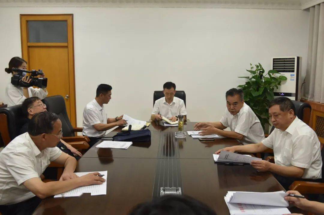 县发改局局长王培亭,县审计局局长李云飞,菏泽市生态环境局东明分局