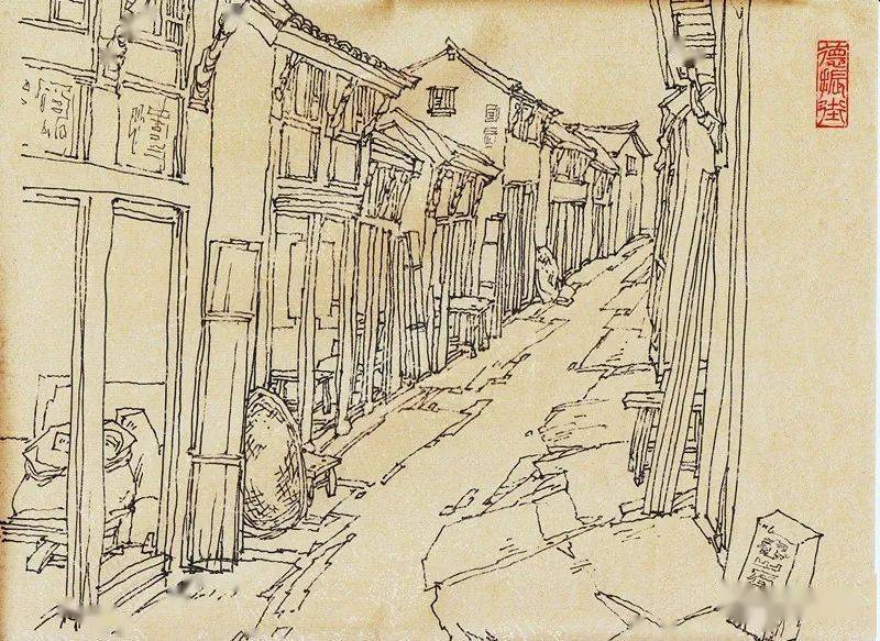 《画说老亳州》第1期 | 明清时期亳州的商业街道你一定想看,今天它来