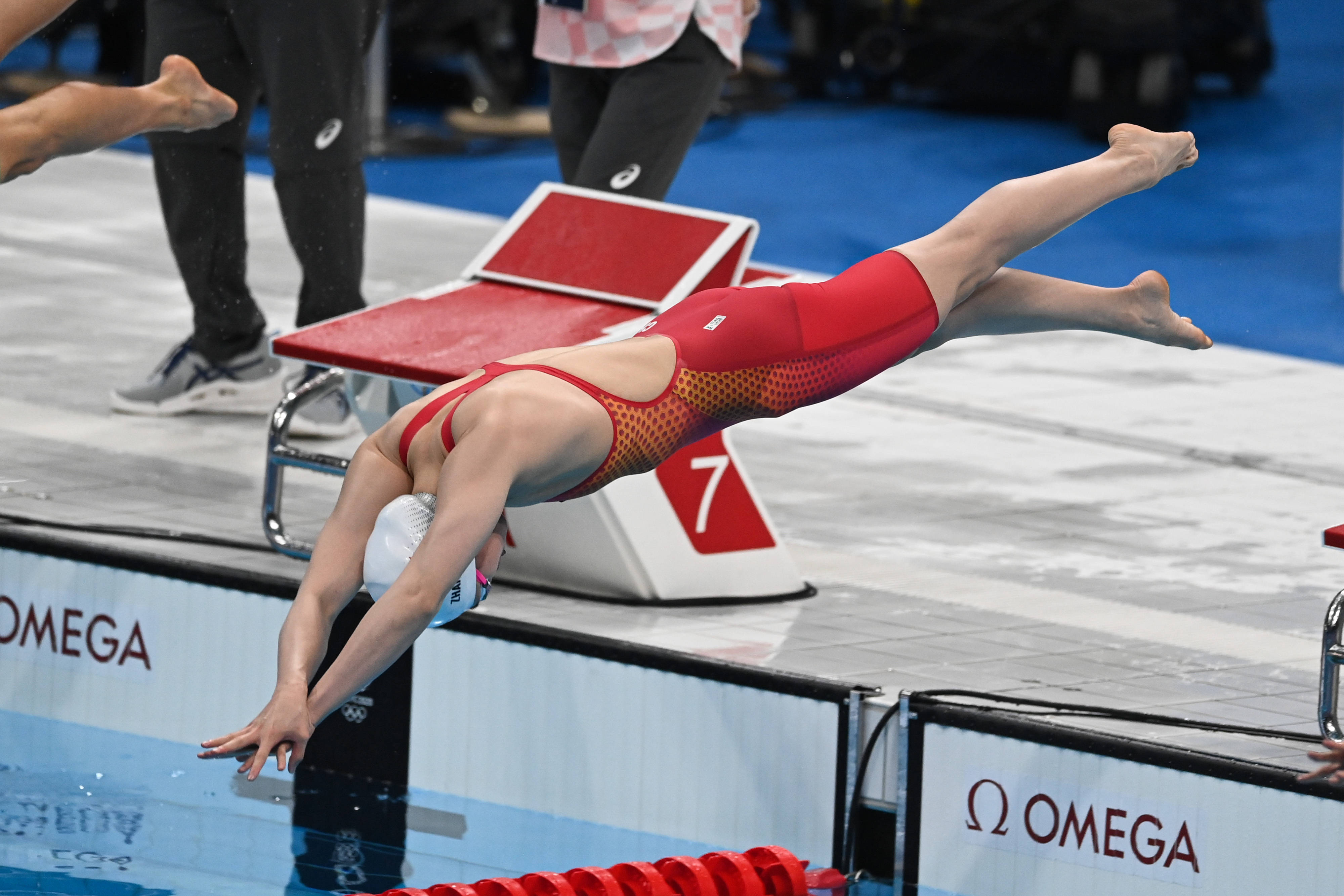 游泳——女子50米自由泳预赛赛况