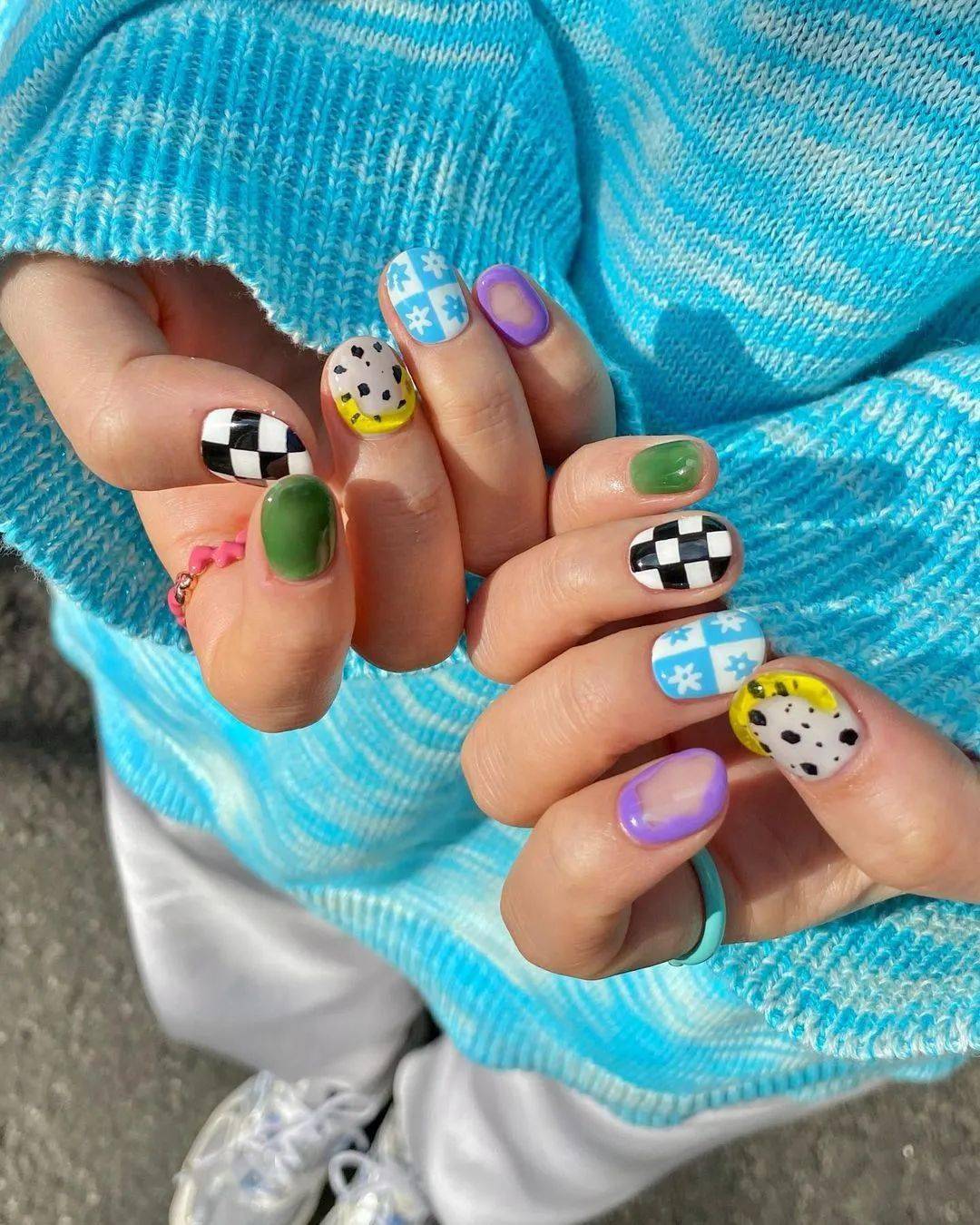 奥运|美甲越粉金牌越稳，奥运美甲可太上头了！