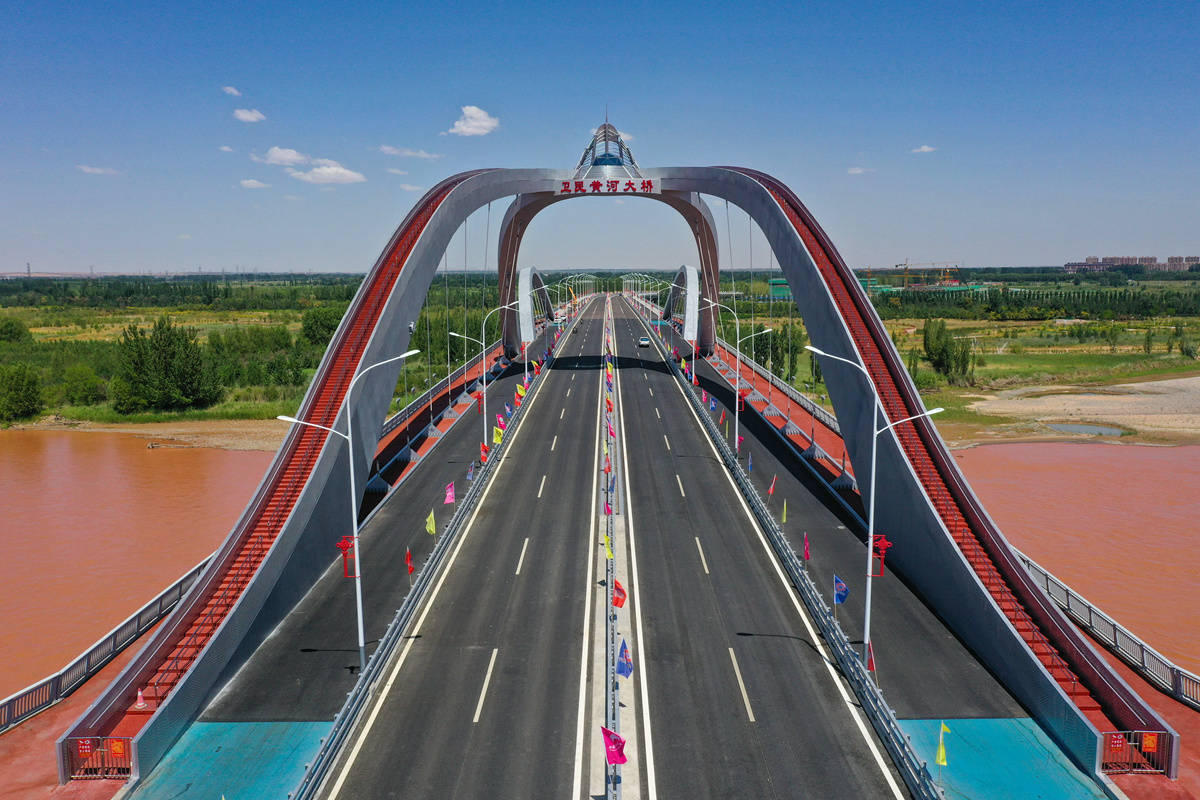 天堑变通途 中卫市又添一座惠民景观桥_大桥