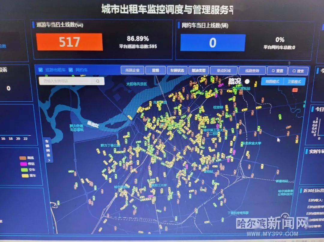 一键呼叫13万台出租车哈尔滨将启用本地聚合式出租车网约平台
