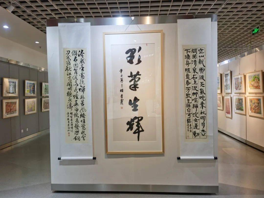 跨越海峡的彩虹之梦亲情海峡彩虹书画第八届榕台中小学书画交流展