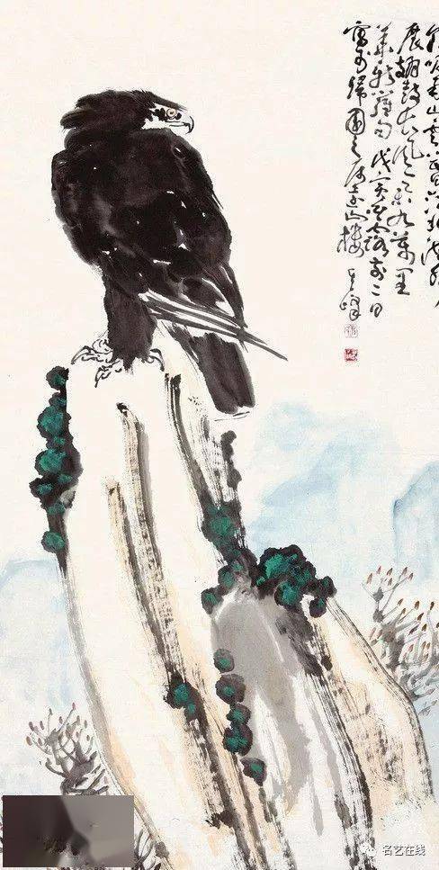 书画欣赏孙其峰画的这些石头鸟儿精妙绝伦