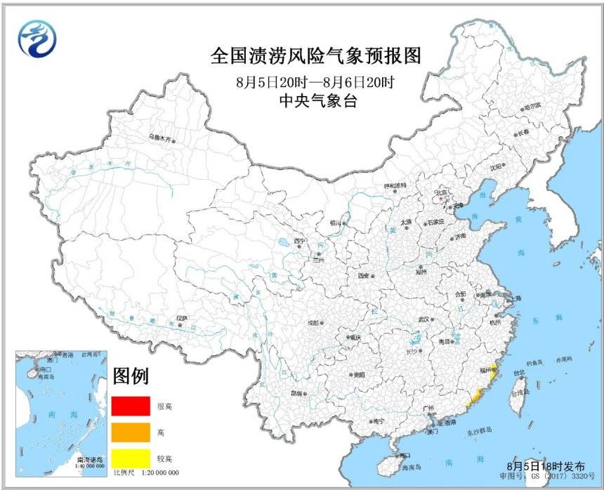 渍涝风险气象预警 福建广东部分地区风险较高