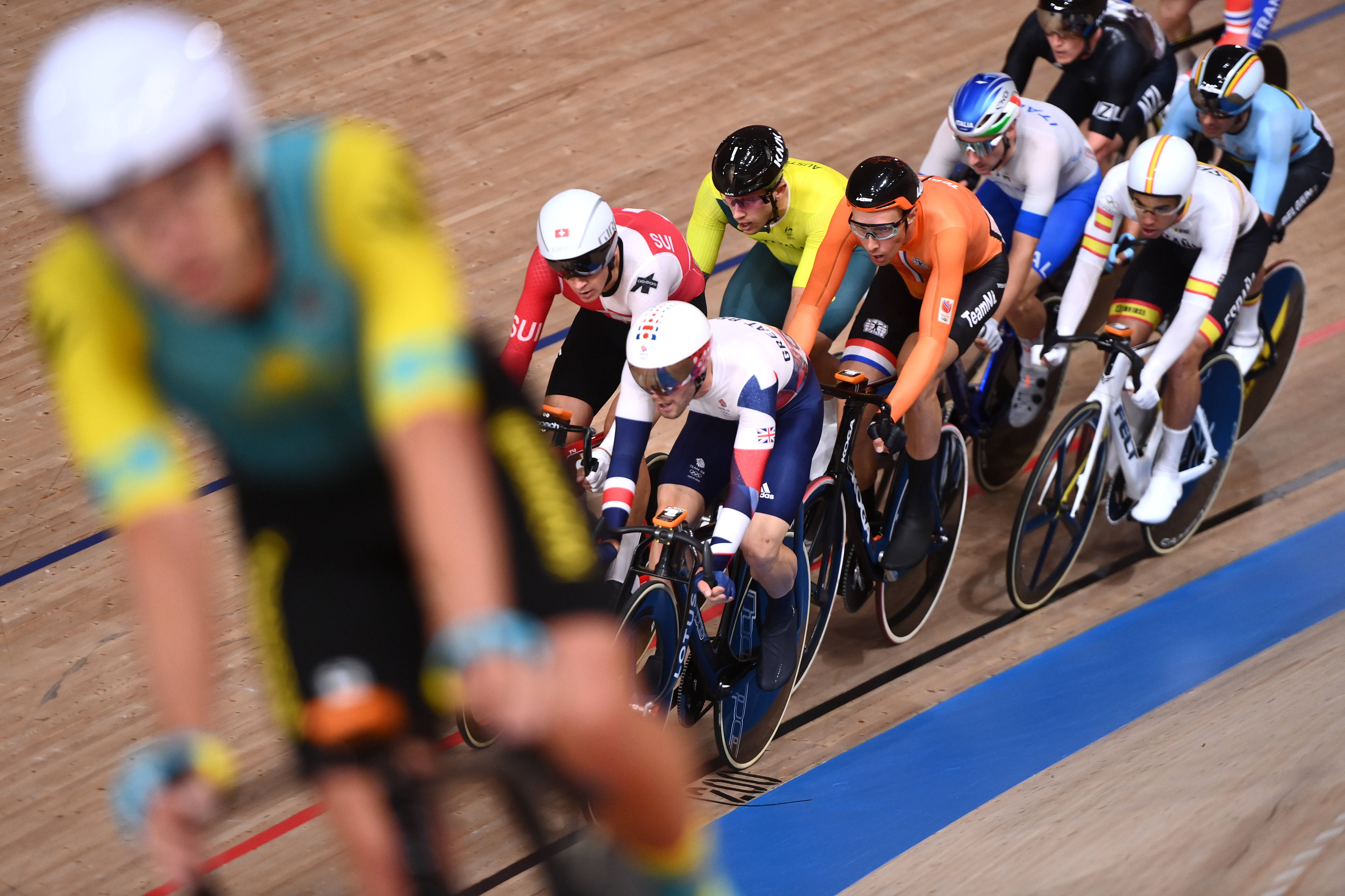 场地自行车——男子全能赛赛况:英国选手沃尔斯夺冠