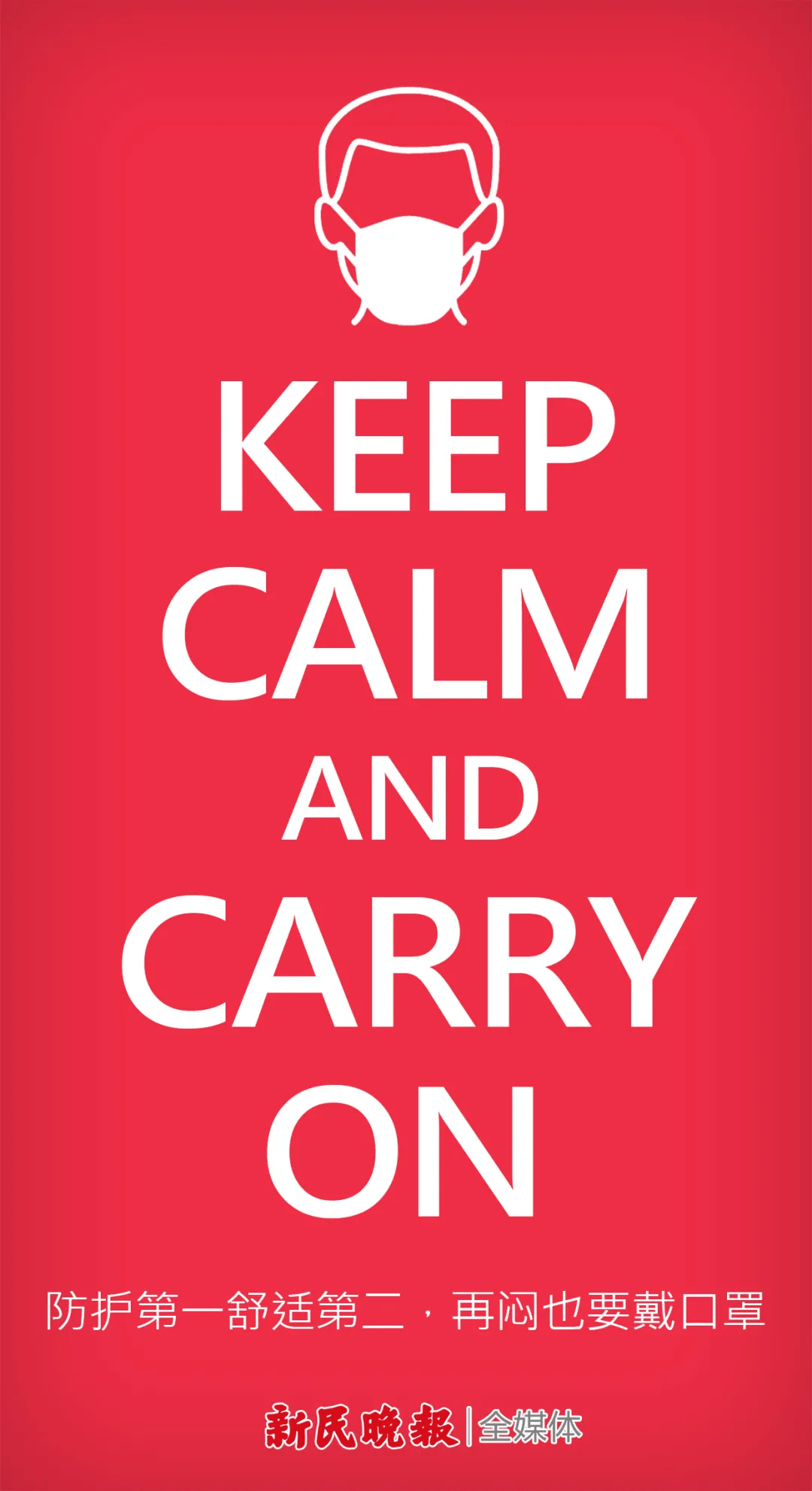 不慌德尔塔来势汹汹我们做了一组keepcalm海报