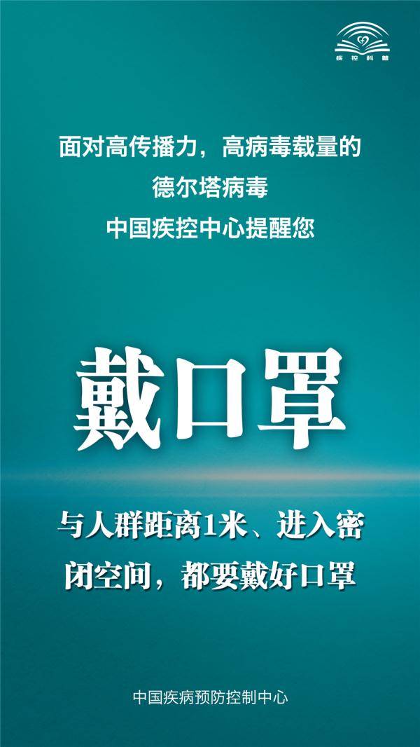 中国疾控中心|面对德尔塔病毒，中国疾控中心提示您这九点！