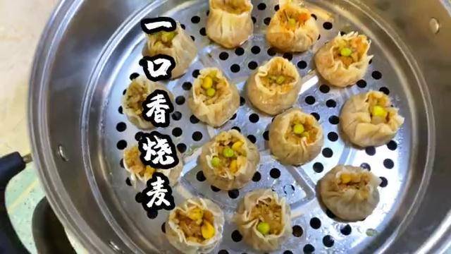 燒麥自己做從皮到餡詳細分享慢動作包法一口一個