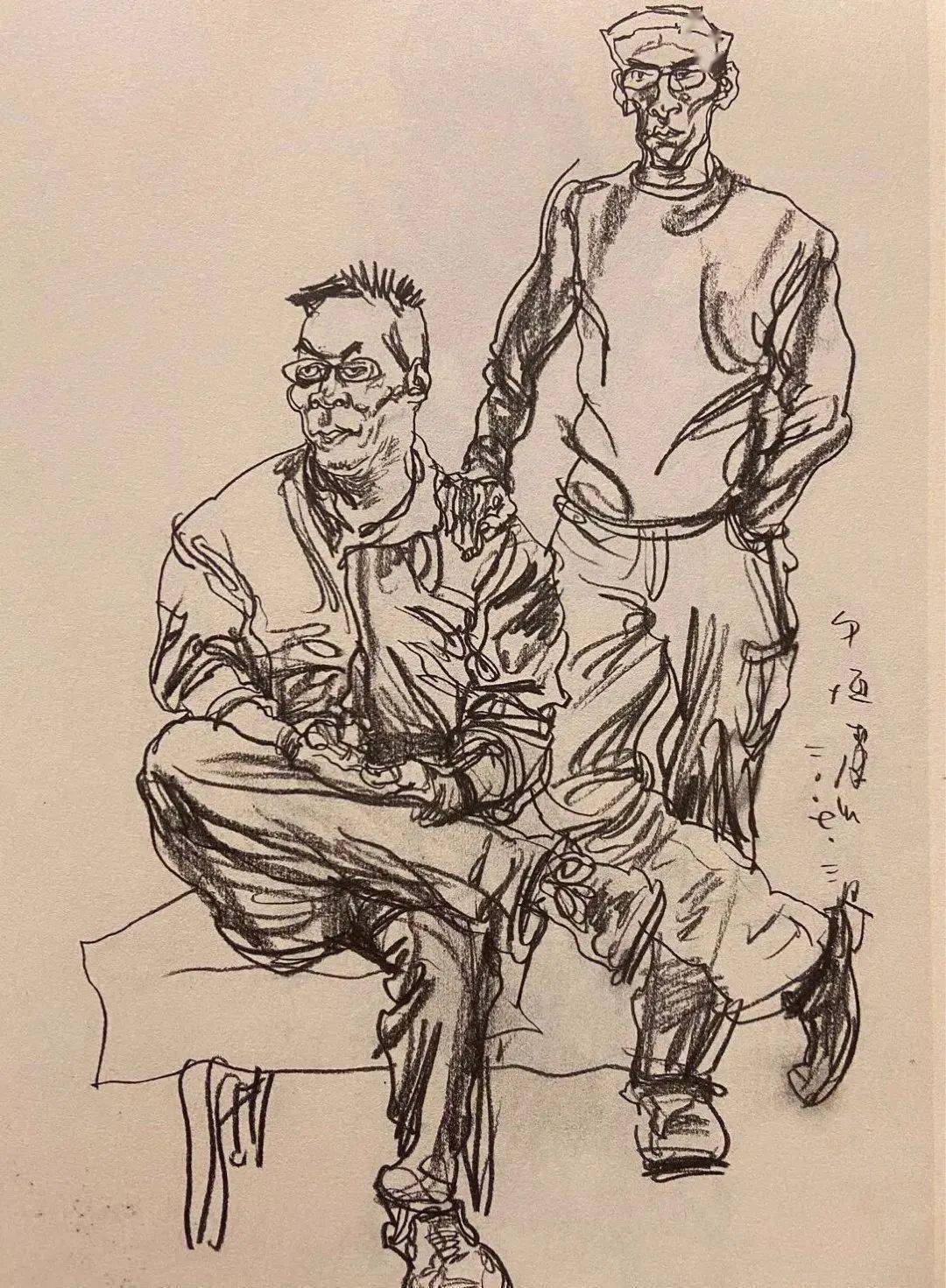 南开大学副教授张文恒速写欣赏