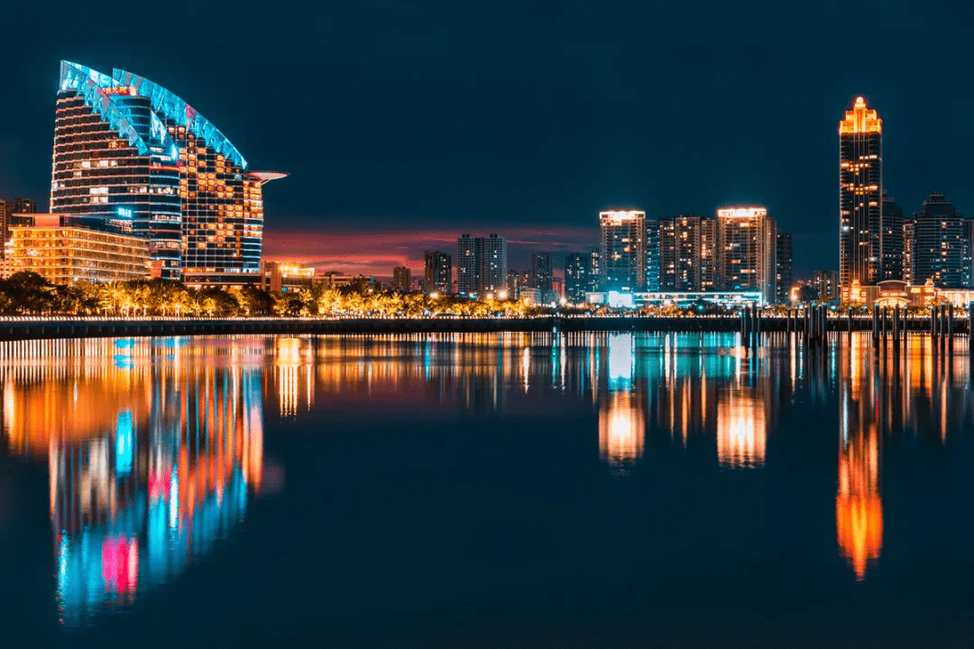 广东湛江夜景图片