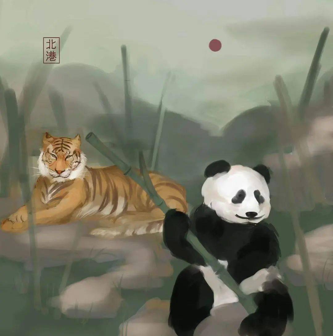 我爱熊猫勇士插画大赛火热进行中