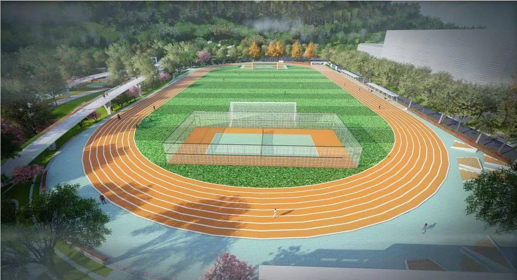 占地面积70亩10余个体育场馆车位近千个人民广场建成这样啦