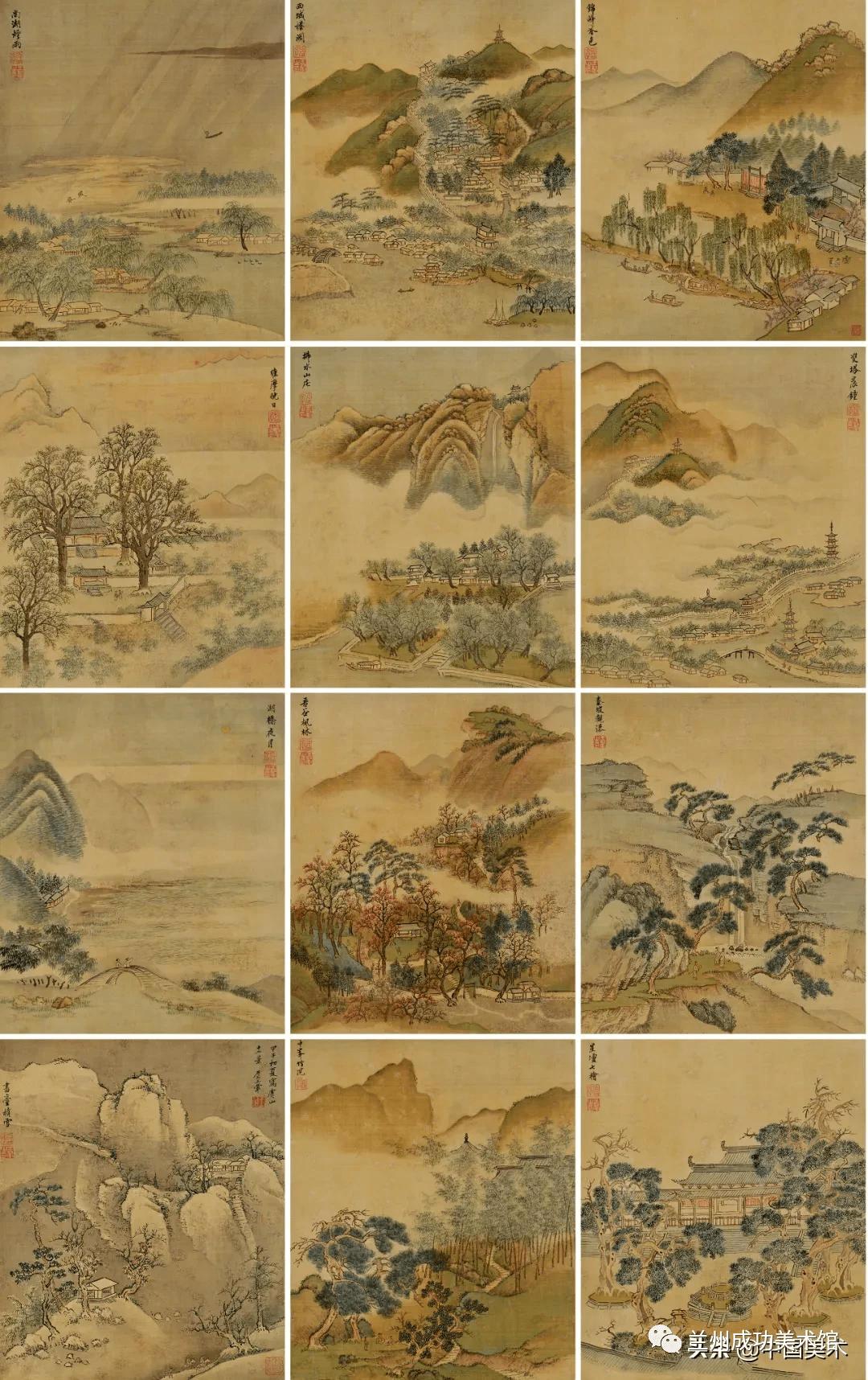 【诗画阅微】王翚:虞山十二景