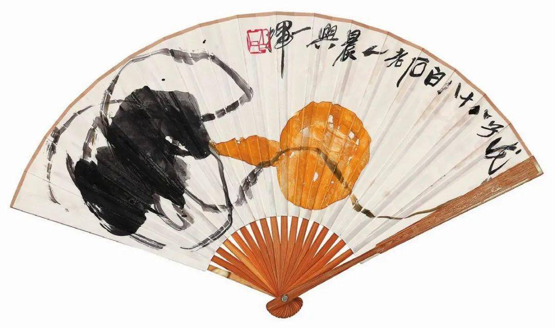 螃蟹齐白石 虾齐白石 花卉扇面齐白石 秋菊草虫齐白石 南来风味齐白石