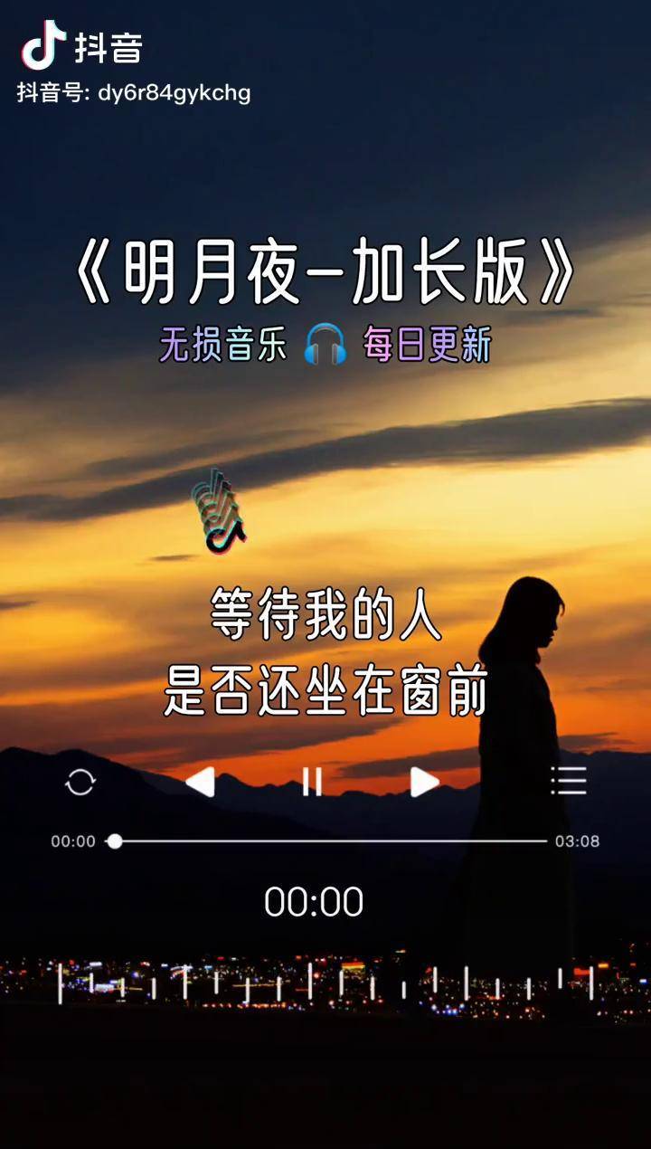 明明是一场空在梦里浮沉不敢问当年是真是假明月夜音乐伤感音乐