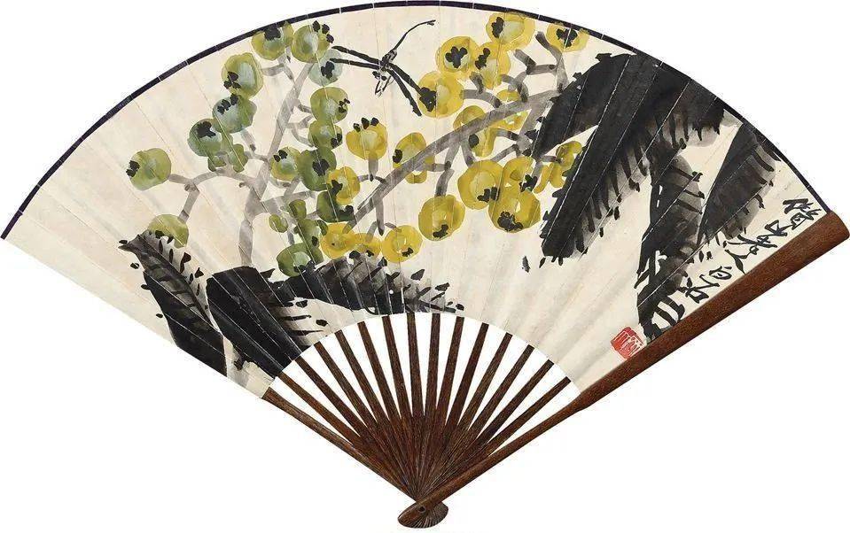 齐白石花鸟扇面一次看个爽