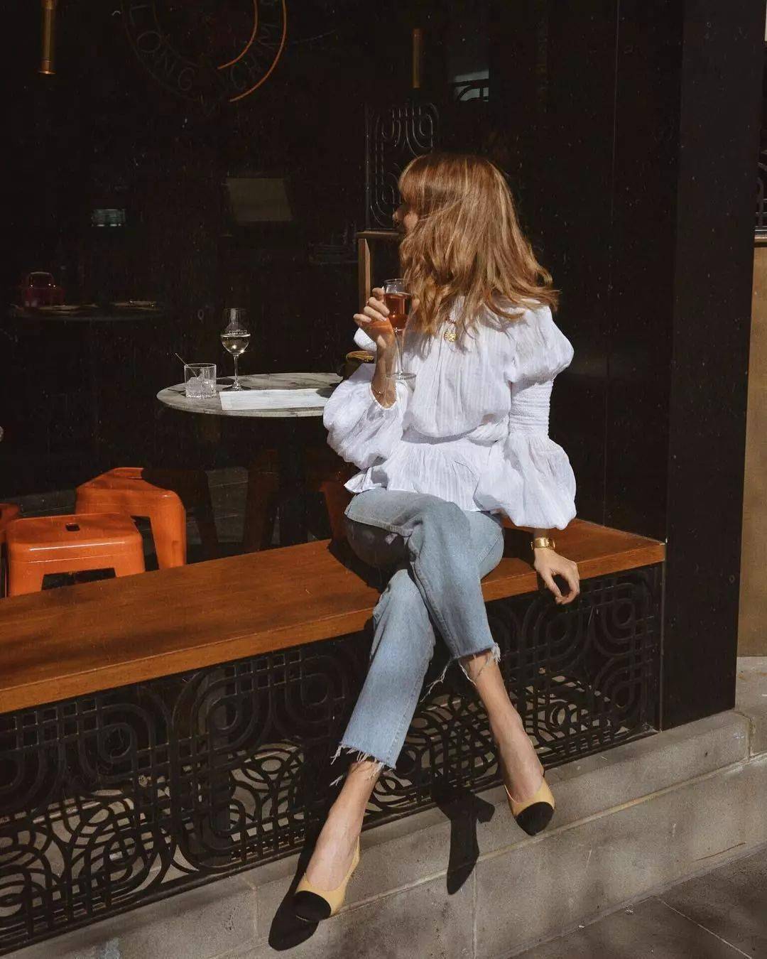 芭蕾|早秋必穿“牛仔裤+仙女鞋”，显气质显高级还显腿长！