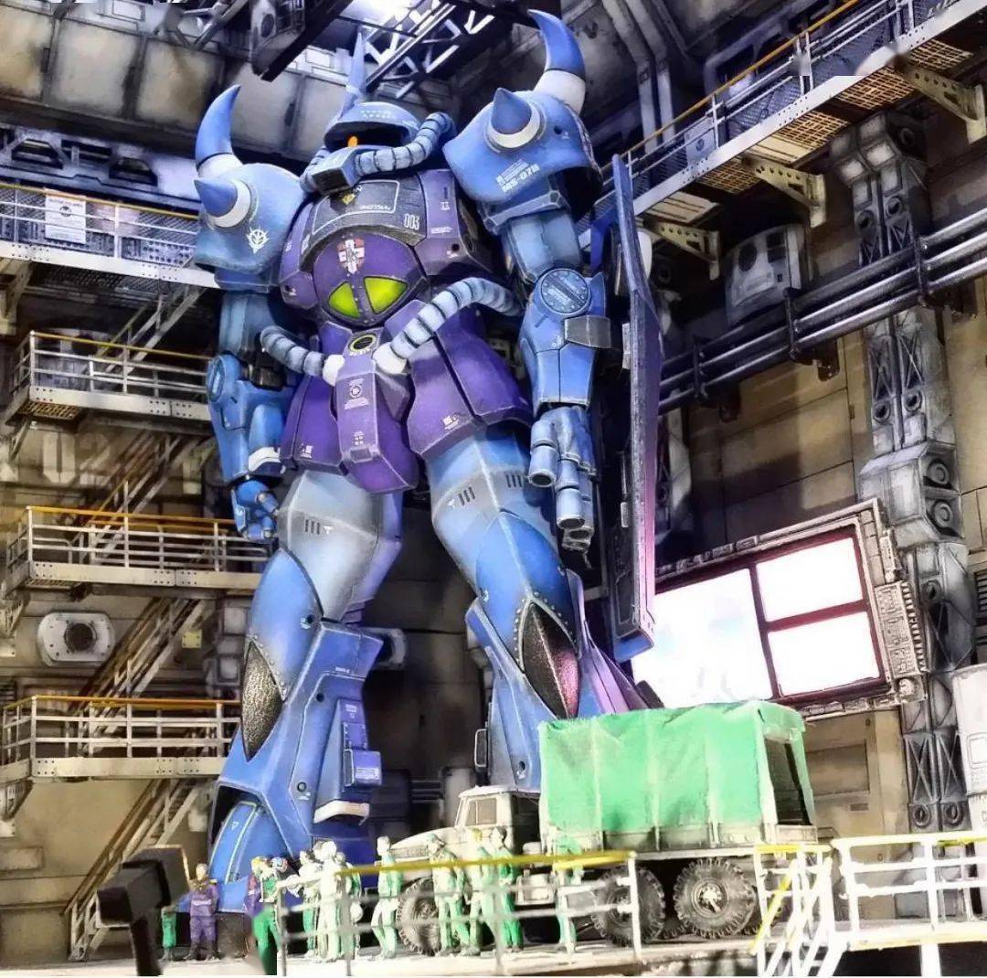 这个吉翁军大机库的场景我知道你们已经看了一百遍了再看一遍吧