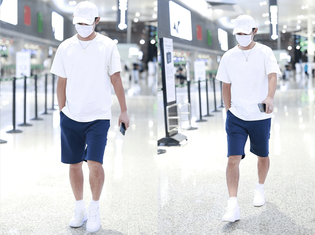 张继科虽然是运动员,但颜值高皮肤也白,一身打扮既活力还很养眼