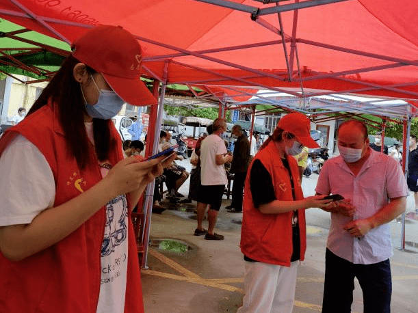 師靈鎮疫情防控青年志願者在行動