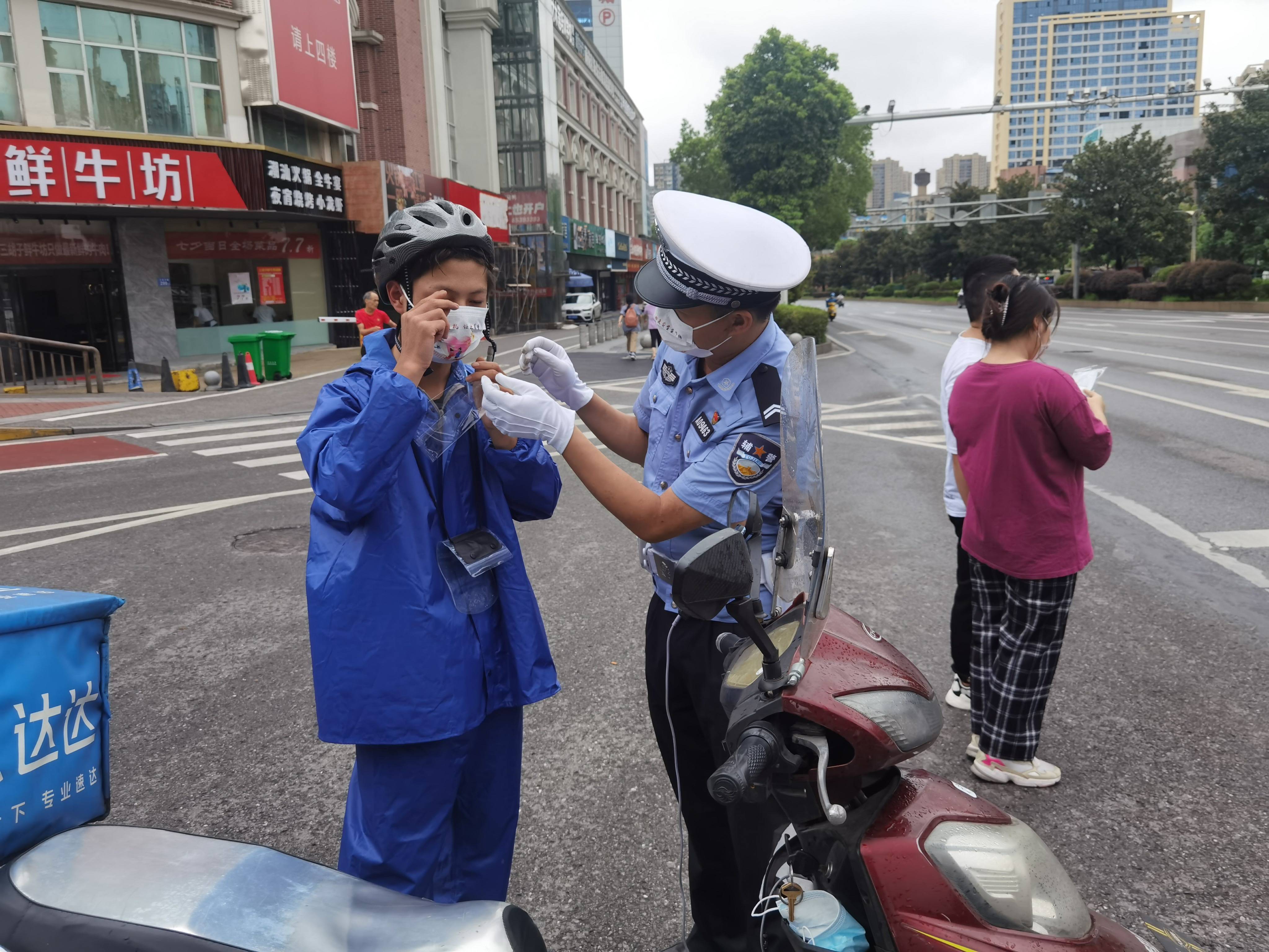 长沙交警七夕定制口罩哪里领取?详细地点来了!