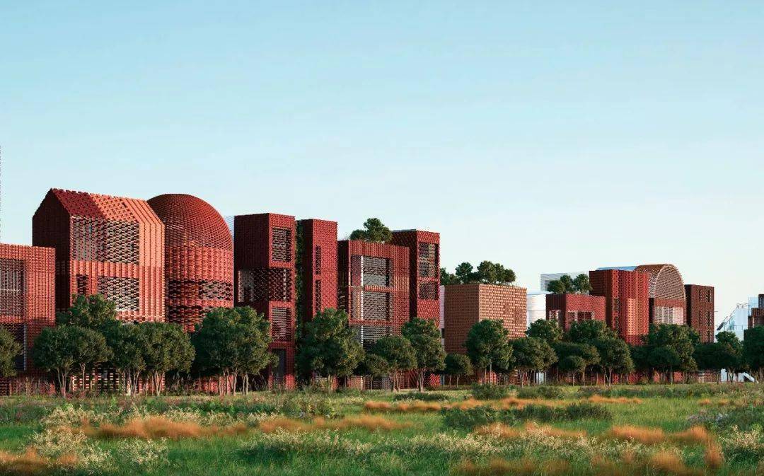 艺术湾给人感觉是不同年代建筑的集群多种材质的幕墙构建着真实与虚拟