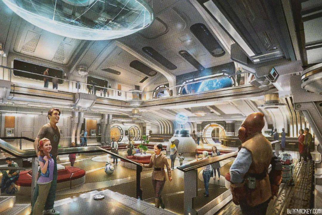 迪士尼公布星战酒店更多细节曝光不用上天的太空景房