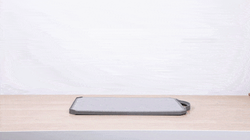 菜板|德国用不锈钢造「变态」菜板，颠覆传统设计，99%抗菌，一板两用只要69元~